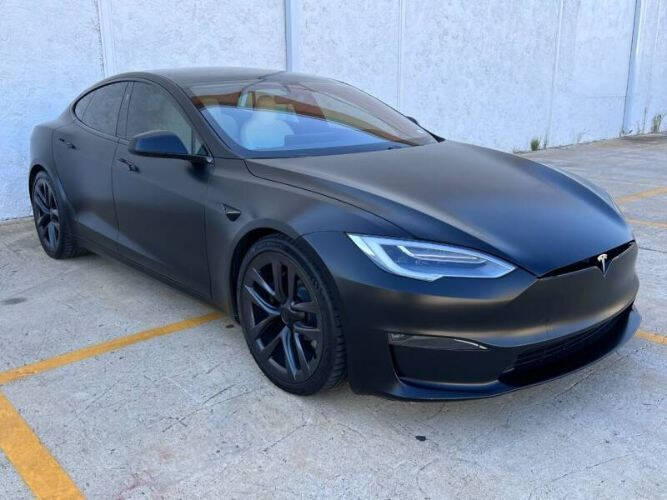 Black 2021 Tesla Model S Plaid AWD Plaid 4dr Sedan 1