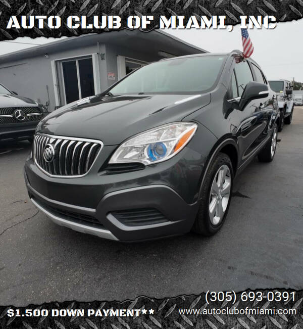 2016 Buick Encore for sale at AUTO CLUB OF MIAMI, INC in Miami FL