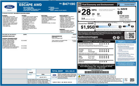 2024 Ford Escape Active