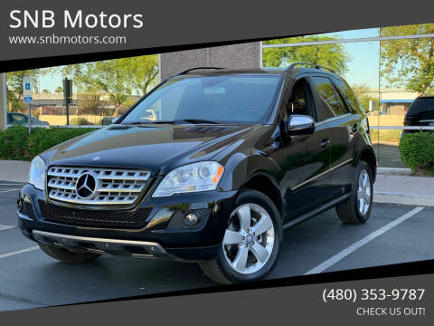 2010 Mercedes-Benz M-Class for sale at SNB Motors in Mesa AZ