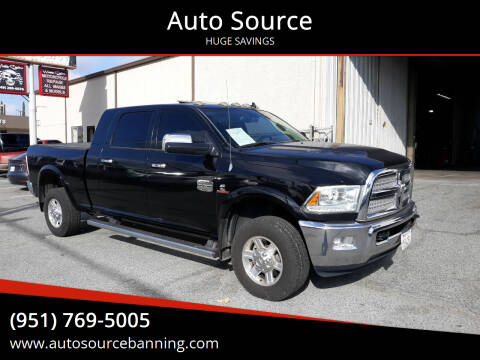 2013 RAM 2500 for sale at Auto Source in Banning CA