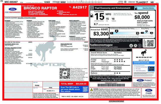 2026 Ford Bronco Raptor
