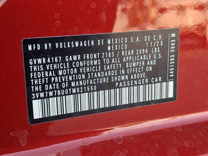 2026 Volkswagen Jetta SE