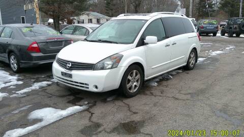 2008 Nissan Quest for sale at Lucien Sullivan Motors INC in Whitman MA