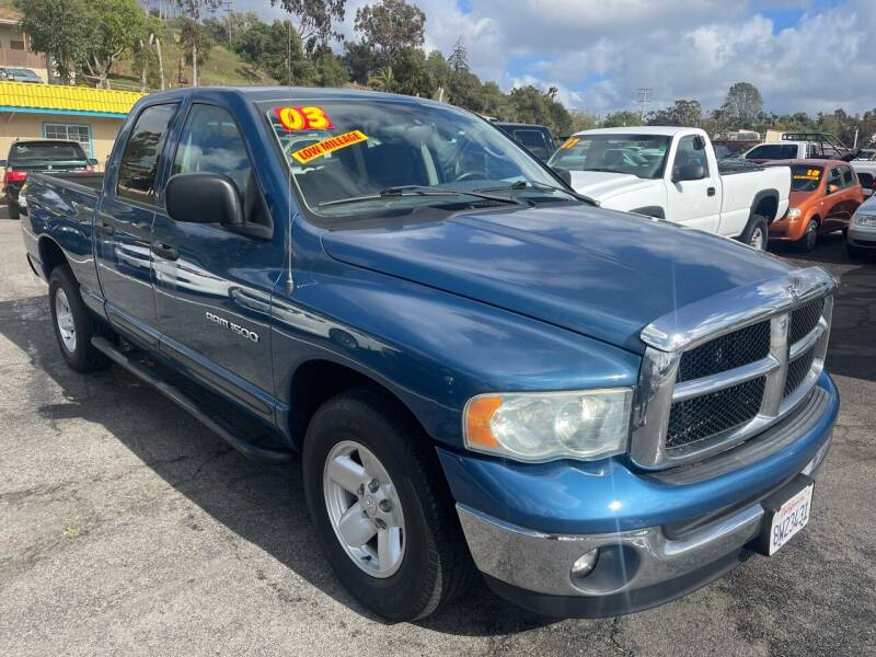 2003 Dodge Ram Pickup 1500 for sale at 1 NATION AUTO GROUP in Vista CA