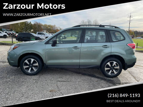 2018 Subaru Forester for sale at Zarzour Motors in Chesterland OH