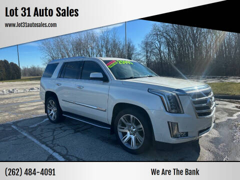 2015 Cadillac Escalade for sale at Lot 31 Auto Sales in Kenosha WI