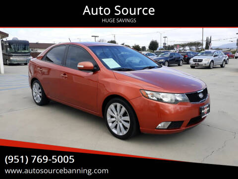 2010 Kia Forte for sale at Auto Source in Banning CA