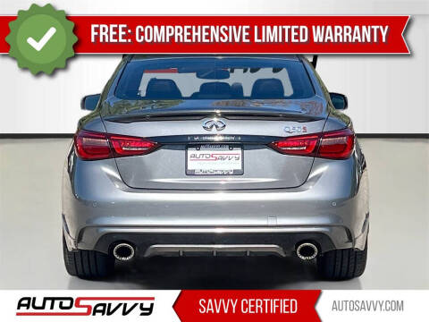 2022 Infiniti Q50 Red Sport 400