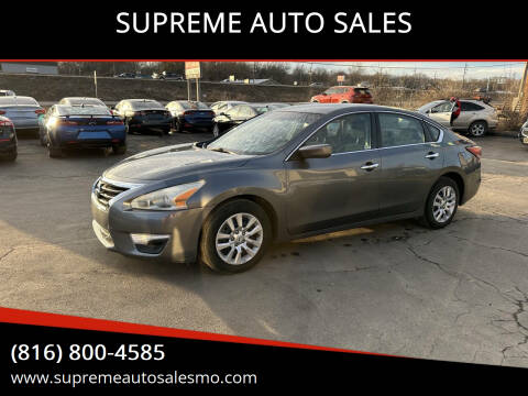 2015 Nissan Altima for sale at SUPREME AUTO SALES in Grandview MO