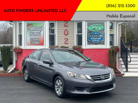 2015 Honda Accord for sale at Auto Finders Unlimited LLC in Vineland NJ