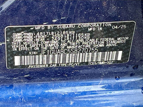 2025 Subaru Impreza