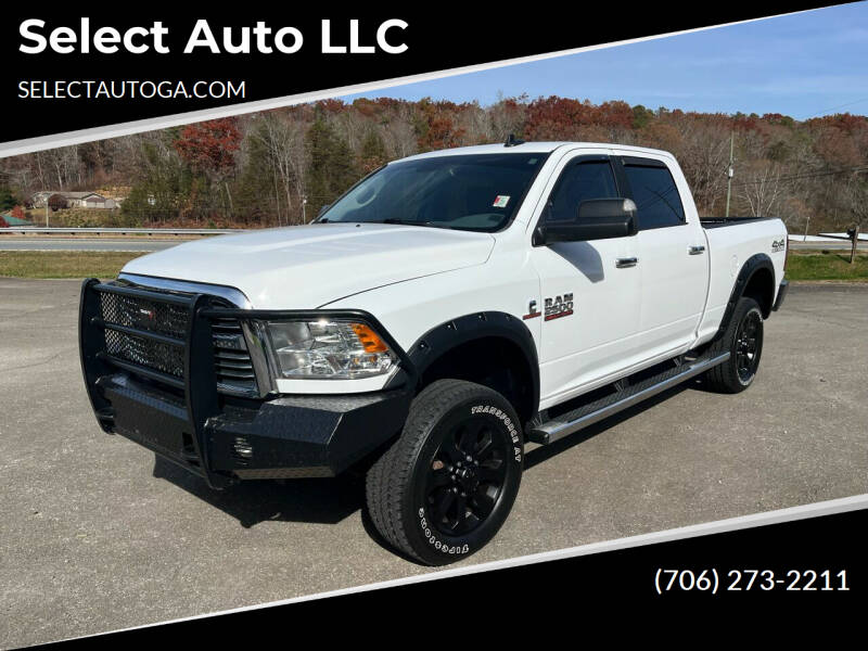 2018 RAM 2500 for sale at Select Auto LLC in Ellijay GA