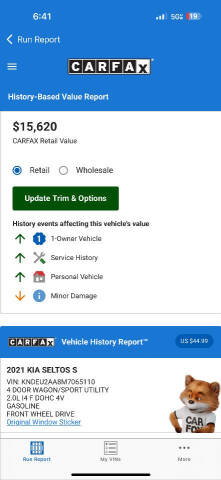 2021 Kia Seltos S