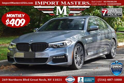 2018 BMW 5 Series for sale at Import Masters in Great Neck NY