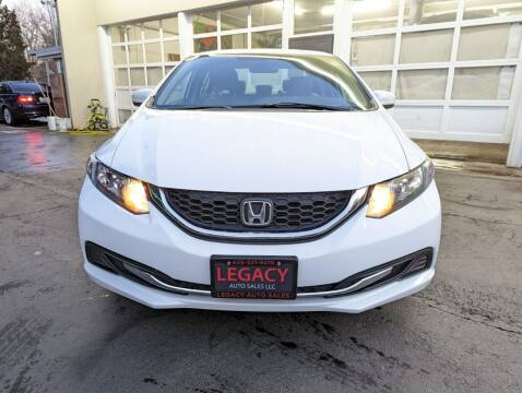 2015 Honda Civic for sale at Legacy Auto Sales LLC in Seattle WA