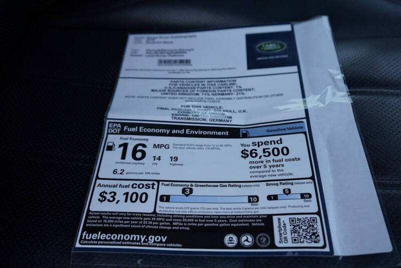 2016 Land Rover Range Rover Autobiography