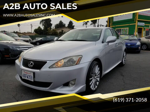 2006 Lexus IS 350 for sale at A2B AUTO SALES in Chula Vista CA