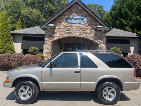 2002 Chevrolet Blazer for sale at Hoyle Auto Sales in Taylorsville NC