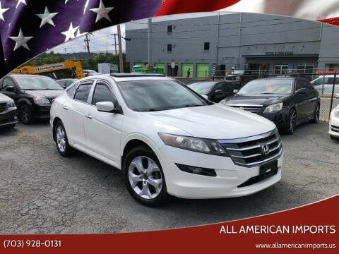 2012 Honda Crosstour for sale at All American Imports in Alexandria VA