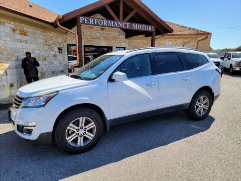 2016 Chevrolet Traverse for sale at Performance Motors Killeen Second Chance in Killeen TX