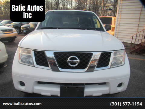 2007 Nissan Pathfinder for sale at Balic Autos Inc in Lanham MD