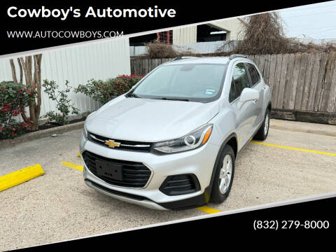 2019 Chevrolet Trax for sale at Cowboy's Automotive in Houston TX