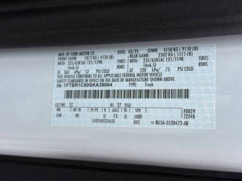 2025 Ford Transit 250