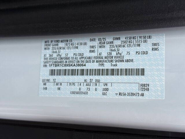 2025 Ford Transit 250