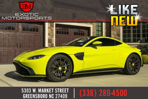 2020 Aston Martin Vantage for sale at Exotic Motorsports in Greensboro NC