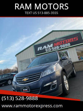 2013 Chevrolet Traverse for sale at RAM MOTORS in Cincinnati OH
