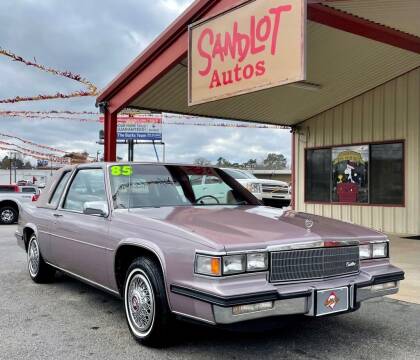 1985 Cadillac DeVille for sale at Sandlot Autos in Tyler TX