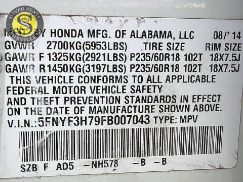 2015 Honda Pilot EX-L w/Navi