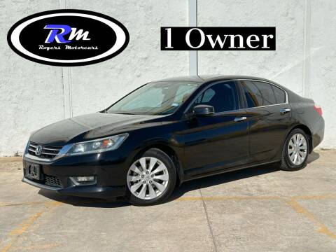 2014 Honda Accord for sale at ROGERS MOTORCARS in Houston TX
