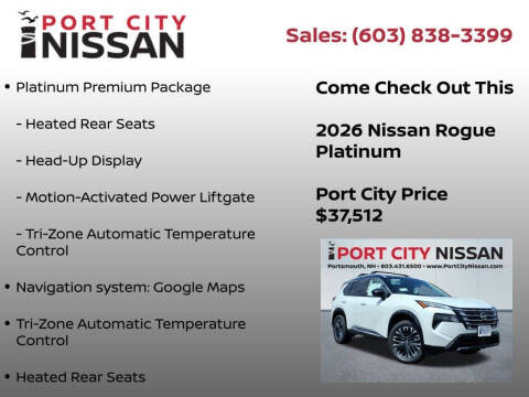 2026 Nissan Rogue Platinum