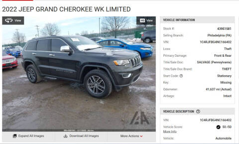 2022 Jeep Grand Cherokee WK Limited