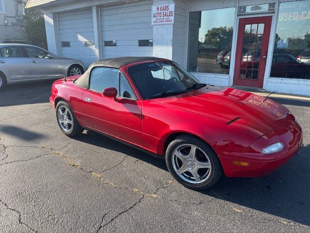 Red 1992 Mazda MX-5 Miata Base Convertible 2dr Convertible 1