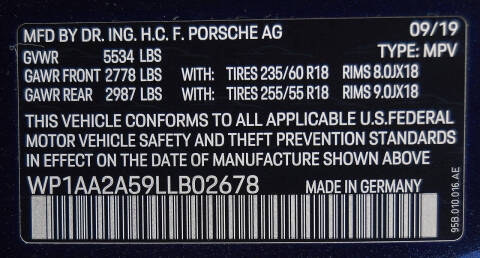 2020 Porsche Macan