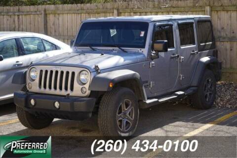 2015 Jeep Wrangler Unlimited for sale at Preferred Auto Fort Wayne in Fort Wayne IN