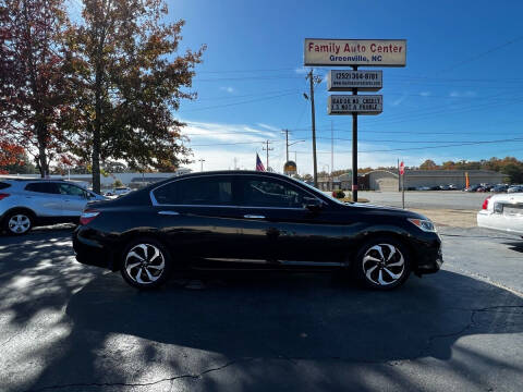 2017 Honda Accord for sale at FAMILY AUTO CENTER in Greenville NC