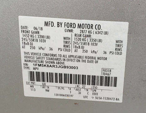 2018 Ford Explorer Police Interceptor Utility