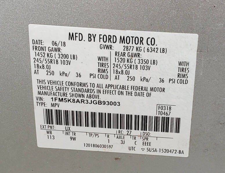 2018 Ford Explorer Police Interceptor Utility