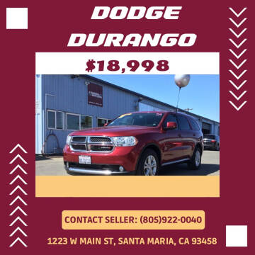 2013 Dodge Durango for sale at ZAMORA MOTORS SM in Santa Maria CA