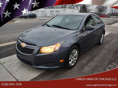 2013 Chevrolet Cruze for sale at Cargo Vans of Chicago LLC in Bradley IL