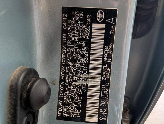 2012 Toyota Prius