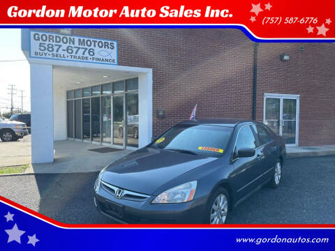 2007 Honda Accord for sale at Gordon Motor Auto Sales Inc. in Norfolk VA