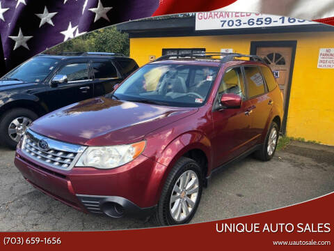 2011 Subaru Forester for sale at Unique Auto Sales in Marshall VA