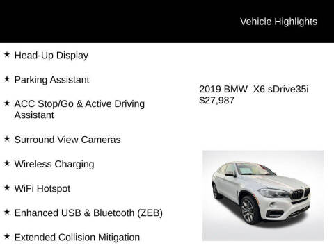 2019 BMW X6 sDrive35i