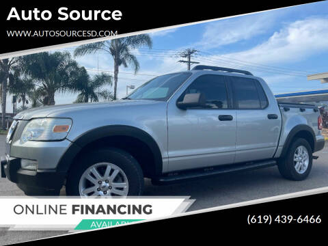 2009 Ford Explorer Sport Trac for sale at Auto Source in Spring Valley CA