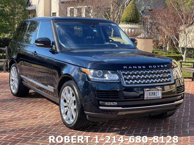 2016 Land Rover Range Rover for sale at Mr. Old Car in Dallas TX